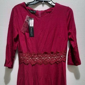 HOMEYEE FASHION Women's Dress Carmine Large